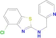 4-chloro-N-(pyridin-2-ylmethyl)-1,3-benzothiazol-2-amine