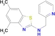 4,6-dimethyl-N-(pyridin-2-ylmethyl)-1,3-benzothiazol-2-amine