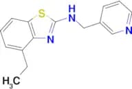 4-ethyl-N-(pyridin-3-ylmethyl)-1,3-benzothiazol-2-amine