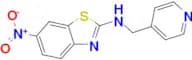6-nitro-N-(pyridin-4-ylmethyl)-1,3-benzothiazol-2-amine
