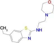 6-ethyl-N-(2-morpholin-4-ylethyl)-1,3-benzothiazol-2-amine