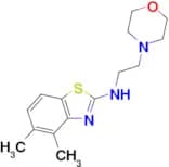 4,5-dimethyl-N-(2-morpholin-4-ylethyl)-1,3-benzothiazol-2-amine