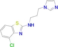 4-chloro-N-[3-(1H-imidazol-1-yl)propyl]-1,3-benzothiazol-2-amine