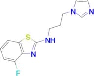 4-fluoro-N-[3-(1H-imidazol-1-yl)propyl]-1,3-benzothiazol-2-amine