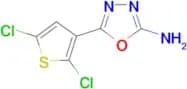 5-(2,5-dichloro-3-thienyl)-1,3,4-oxadiazol-2-amine