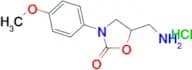 5-(Aminomethyl)-3-(4-methoxyphenyl)-1,3-oxazolidin-2-one hydrochloride