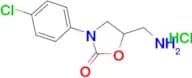 5-(Aminomethyl)-3-(4-chlorophenyl)-1,3-oxazolidin-2-one hydrochloride