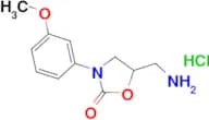 5-(Aminomethyl)-3-(3-methoxyphenyl)-1,3-oxazolidin-2-one hydrochloride