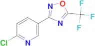 2-Chloro-5-[5-(trifluoromethyl)-1,2,4-oxadiazol-3-yl]pyridine