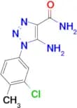 5-Amino-1-(3-chloro-4-methylphenyl)-1H-1,2,3-triazole-4-carboxamide