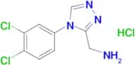 {[4-(3,4-dichlorophenyl)-4H-1,2,4-triazol-3-yl]methyl}amine hydrochloride