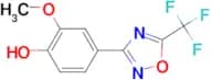 2-methoxy-4-[5-(trifluoromethyl)-1,2,4-oxadiazol-3-yl]phenol