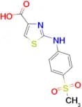 2-{[4-(methylsulfonyl)phenyl]amino}-1,3-thiazole-4-carboxylic acid