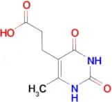 3-(6-methyl-2,4-dioxo-1,2,3,4-tetrahydropyrimidin-5-yl)propanoic acid
