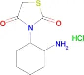 3-(2-aminocyclohexyl)-1,3-thiazolidine-2,4-dione hydrochloride