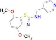 4,7-dimethoxy-N-(pyridin-4-ylmethyl)benzo[d]thiazol-2-amine