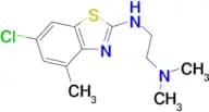 N’-(6-chloro-4-methyl-1,3-benzothiazol-2-yl)-N,N-dimethylethane-1,2-diamine