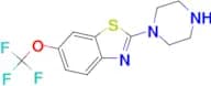 2-piperazin-1-yl-6-(trifluoromethoxy)-1,3-benzothiazole