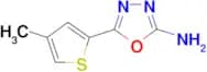 5-(4-methyl-2-thienyl)-1,3,4-oxadiazol-2-amine
