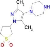 1-[1-(1,1-dioxidotetrahydro-3-thienyl)-3,5-dimethyl-1H-pyrazol-4-yl]piperazine