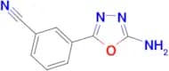 3-(5-amino-1,3,4-oxadiazol-2-yl)benzonitrile