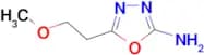 5-(2-methoxyethyl)-1,3,4-oxadiazol-2-amine
