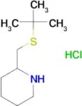2-[(tert-butylsulfanyl)methyl]piperidine hydrochloride
