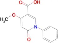 4-methoxy-6-oxo-1-phenyl-1,6-dihydropyridine-3-carboxylic acid