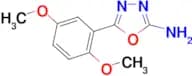 5-(2,5-dimethoxyphenyl)-1,3,4-oxadiazol-2-amine