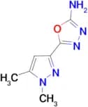 5-(1,5-dimethyl-1H-pyrazol-3-yl)-1,3,4-oxadiazol-2-amine