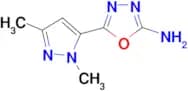 5-(1,3-dimethyl-1H-pyrazol-5-yl)-1,3,4-oxadiazol-2-amine