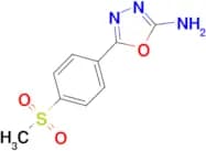 5-[4-(methylsulfonyl)phenyl]-1,3,4-oxadiazol-2-amine