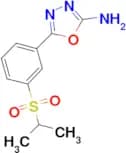 5-[3-(isopropylsulfonyl)phenyl]-1,3,4-oxadiazol-2-amine