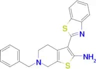 3-(1,3-benzothiazol-2-yl)-6-benzyl-4,5,6,7-tetrahydrothieno[2,3-c]pyridin-2-amine