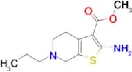 methyl 2-amino-6-propyl-4,5,6,7-tetrahydrothieno[2,3-c]pyridine-3-carboxylate
