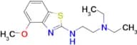 N,N-diethyl-N’-(4-methoxy-1,3-benzothiazol-2-yl)ethane-1,2-diamine