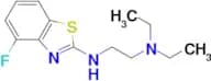 N,N-diethyl-N’-(4-fluoro-1,3-benzothiazol-2-yl)ethane-1,2-diamine