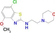 7-chloro-4-methoxy-N-(2-morpholinoethyl)benzo[d]thiazol-2-amine