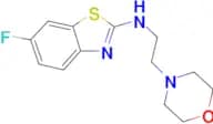 6-fluoro-N-(2-morpholin-4-ylethyl)-1,3-benzothiazol-2-amine