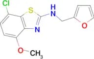 7-chloro-N-(2-furylmethyl)-4-methoxy-1,3-benzothiazol-2-amine