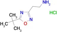2-(5-(tert-butyl)-1,2,4-oxadiazol-3-yl)ethan-1-amine hydrochloride