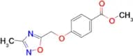 methyl 4-((3-methyl-1,2,4-oxadiazol-5-yl)methoxy)benzoate