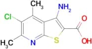 3-amino-5-chloro-4,6-dimethylthieno[2,3-b]pyridine-2-carboxylic acid