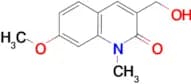 3-(hydroxymethyl)-7-methoxy-1-methylquinolin-2(1H)-one