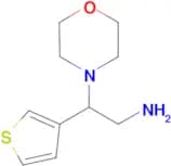 [2-morpholin-4-yl-2-(3-thienyl)ethyl]amine