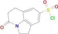 4-oxo-1,2,5,6-tetrahydro-4H-pyrrolo[3,2,1-ij]quinoline-8-sulfonyl chloride