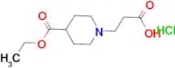 3-[4-(ethoxycarbonyl)piperidin-1-yl]propanoic acid hydrochloride
