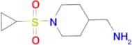 {[1-(cyclopropylsulfonyl)piperidin-4-yl]methyl}amine