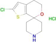 2′-chloro-4′,5′-dihydrospiro[piperidine-4,7′-thieno[2,3-c]pyran] hydrochloride