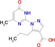 1-(4-methyl-6-oxo-1,6-dihydropyrimidin-2-yl)-5-propyl-1H-pyrazole-4-carboxylic acid